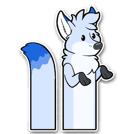 Long arctic coloured Foxbrush head part